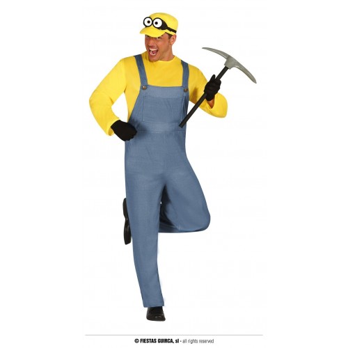 DISFRAZ T-M MINERO AMARILLO