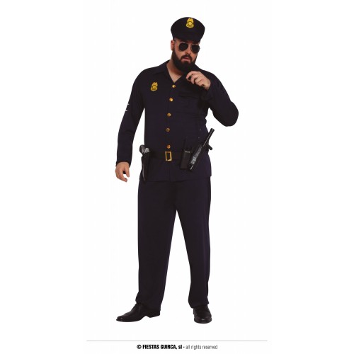 DISFRAZ T-XL POLICIA MANGA LARGA