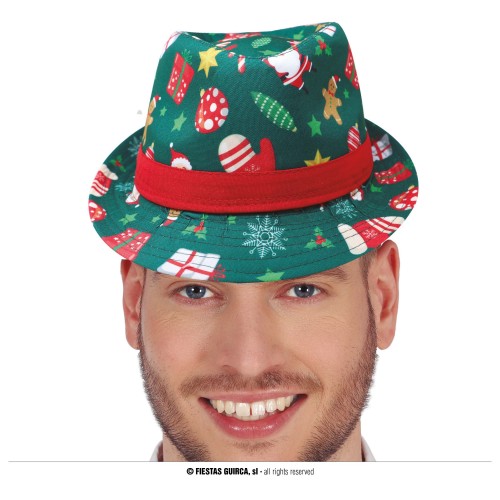 GORRO GANSTER NAVIDEÑO VERDE