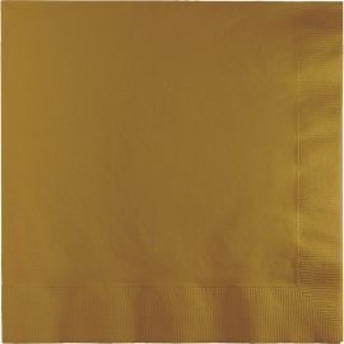   20 SERVILLETAS ORO 33CM