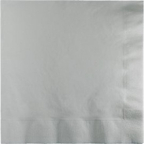   20 SERVILLETAS PLATA 25CM