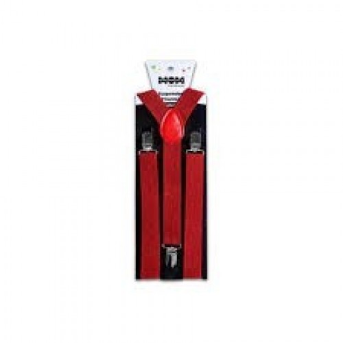   TIRANTES ADULTO ROJOS BRILLANTES