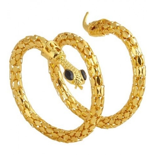 PULSERA SERPIENTE METAL ORO