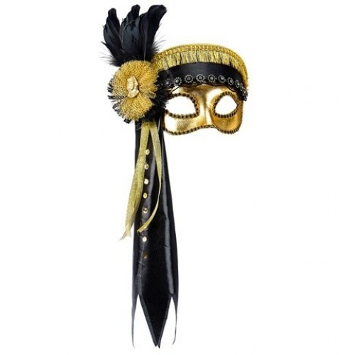 MASCARA CLEOPATRA LUJO NEGRA/ORO