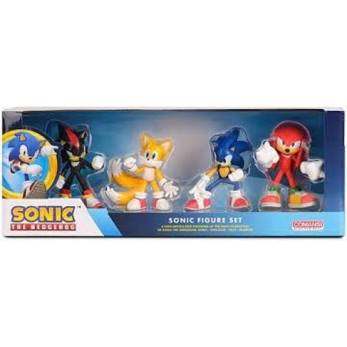   SET 5 FIGURAS SONIC THE HEDGEHOC