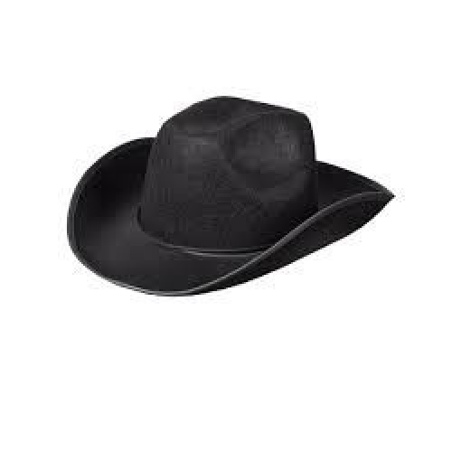 SOMBRERO ADULTO VAQUERO NEGRO