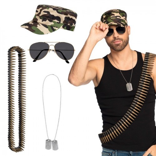SET ADULTO SOLDADO MILITAR