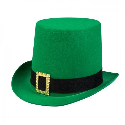 SOMBRERO COPA ALTA VERDE HEBILLA PATRICK