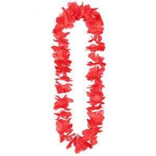   COLLAR HAWAINO COLOR ROJO