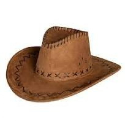 SOMBRERO ADULTO MARRON COWBOY