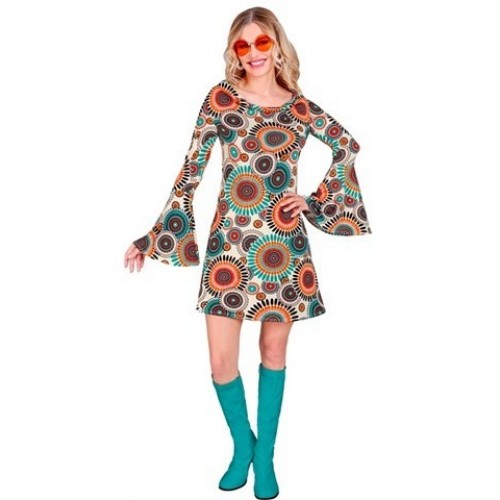  DISFRAZ T-M VESTIDO MODA AÑOS 60