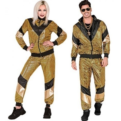  CHANDAL T-XL REFLECTANTE ORO AÑOS 80