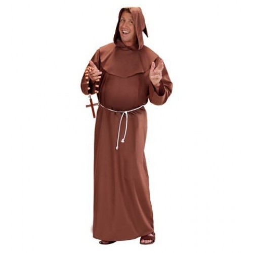 DISFRAZ T-XXL MONJE MARRON