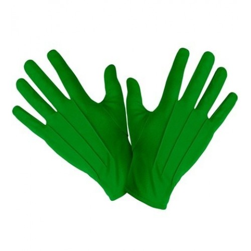   GUANTES ADULTO CORTOS VERDE