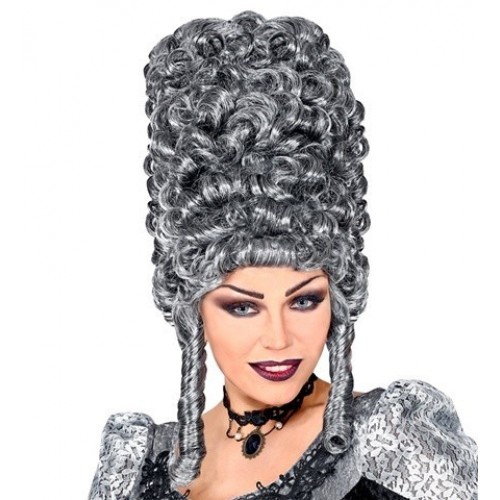 PELUCA GOTICA EXTRA ALTA GRIS