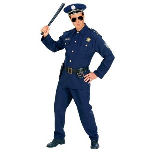 DISFRAZ T-L POLICIA AZUL