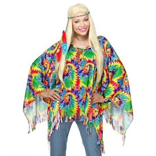  PONCHO DIADEMA T-UNICA HIPPIE