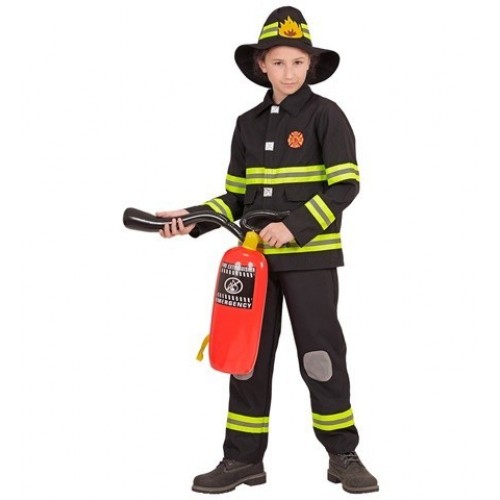 DISFRAZ 2A3AÑOS BOMBERO NEGRO
