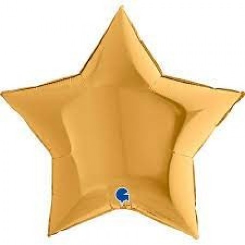  E/ GLOBO 36" FOIL ESTRELLA ORO