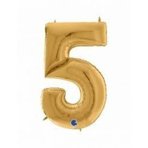   GLOBO 64" FOIL FORMA N5 ORO