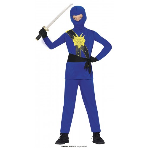 DISFRAZ 7A9AÑOS NINJA AZUL