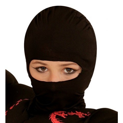 MASCARA INFANTIL NINJA NEGRA