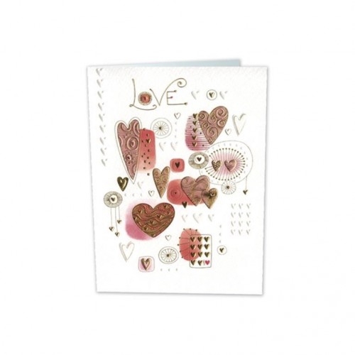 TARJETA TURNOWSKY CORAZONES  