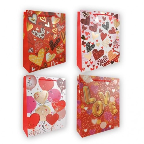 BOLSA CORAZON SURT. 26X32CM  