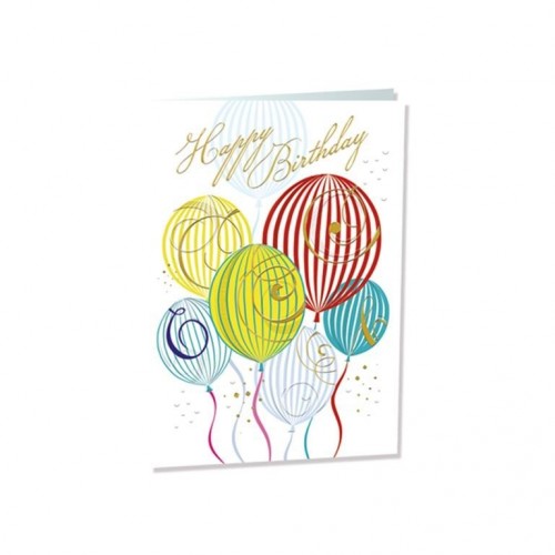 TARJETA TURNOWSKY BIRTHDAY GLOBO  