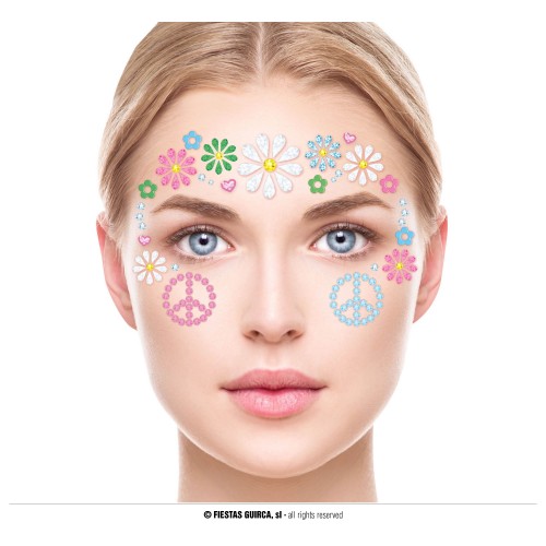 JOYAS FACIALES ADHESIVAS HIPPIE