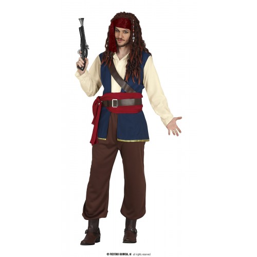 DISFRAZ T-XL ADULTO PIRATA HOMBRE