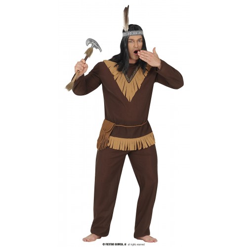 DISFRAZ T-M INDIO MARRON