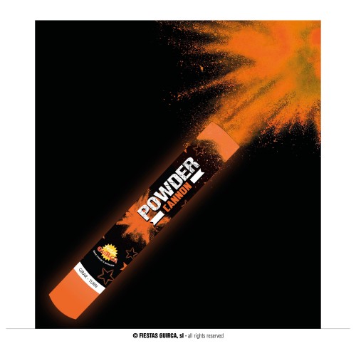 CAÑON POLVO NARANJA 30CM
