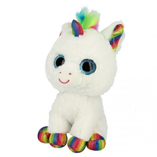 PELUCHE UNICORNIO IRIS 28CM