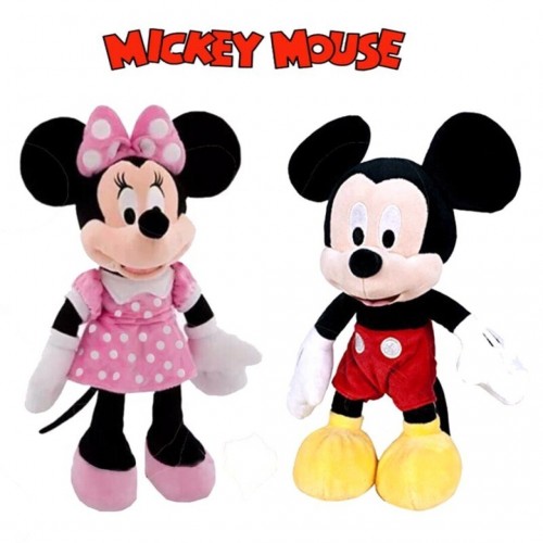 PELUCHE DISNEY MICKEY O MINNIE 32CM