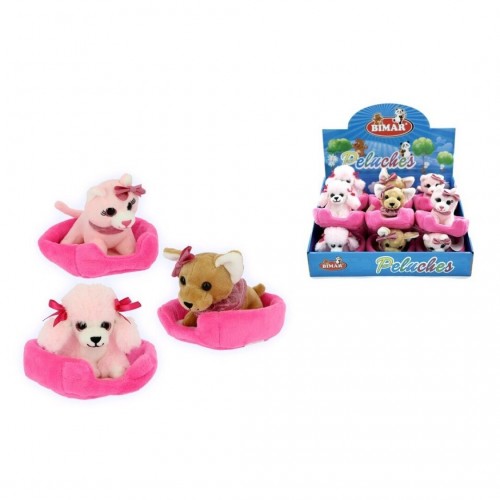 PELUCHE C/CAMA ANIMALES 13CM