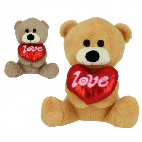 PELUCHE OSO BRACITOS CORAZON 28CM