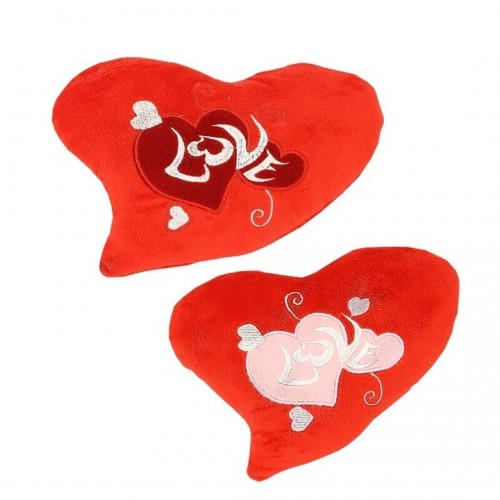 MINI PELUCHE CORAZON ROJO LOVE 25CM