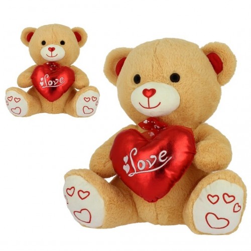 PELUCHE OSO CORAZON BRILLANTE 42CM