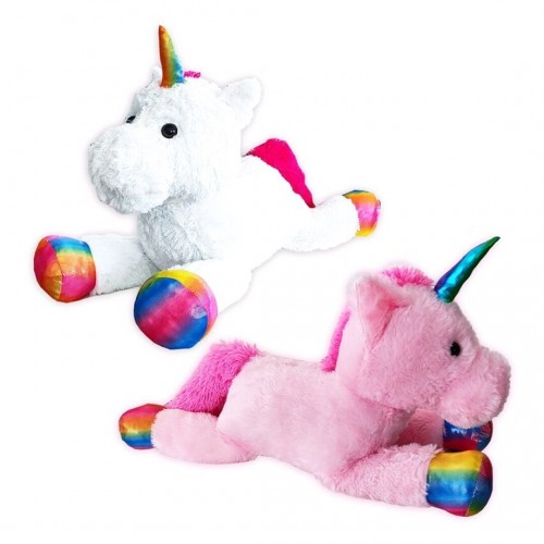 PELUCHE UNICORNIO TUMBADO 85CM
