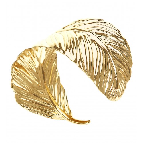 PULSERA METAL ORO HOJA ROMANA