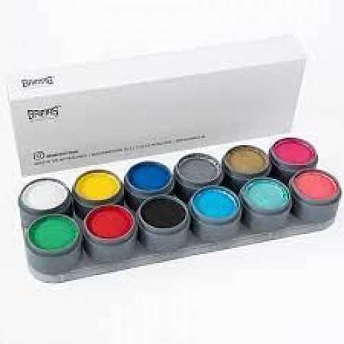 PALETA 12/U MAQUILLAJE AGUA 6/P6 XL
