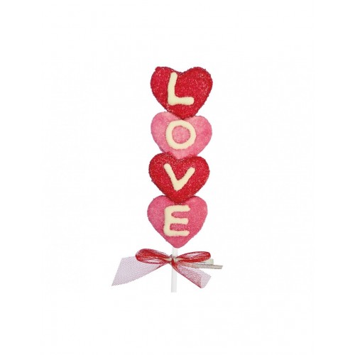 BROCHETA CORAZON LOVE AZUCARADO 40GR