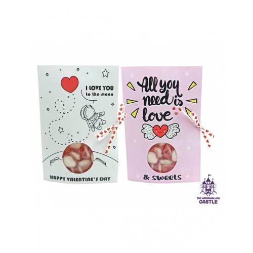 TARJETA ENAMORADOS C/PASTILLAS 40GR