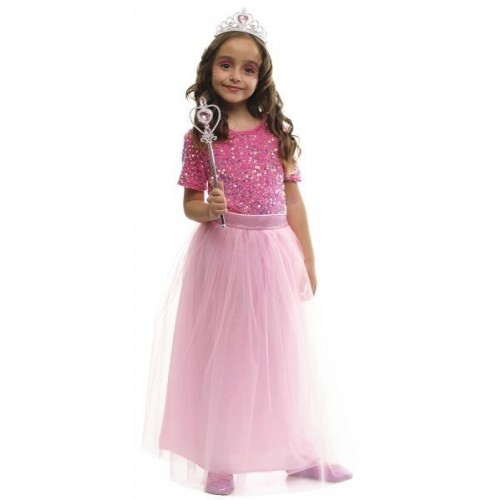 DISFRAZ 5A7AÑOS PRINCESA BRIDE ROSA