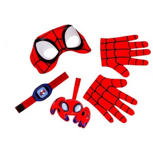 SET MASCARA GUANTES RELOJ SPIDERMAN