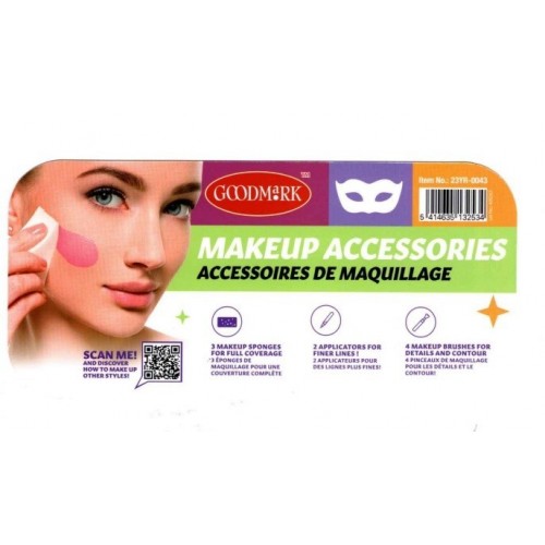 KIT ACCESORIOS MAQUILLAJE ESPONJAS