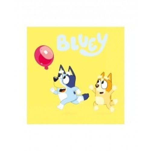 -  16 SERVILLETAS BLUEY 33CM