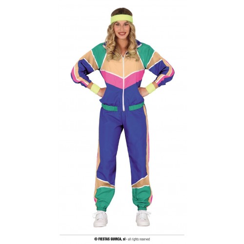  DISFRAZ T-S GIMNASTA CHANDAL VIOLETA