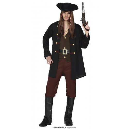 DISFRAZ T-M PIRATA CAPITAN CARIBE